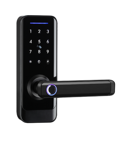 ENOX R5 | Smart Glass + Aluminum Lock | Fingerprint + 5 Methods | TTlock / Tuya