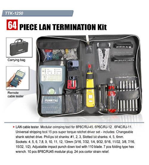 طقم أدوات فنية GOLDTOOL TTK-1250