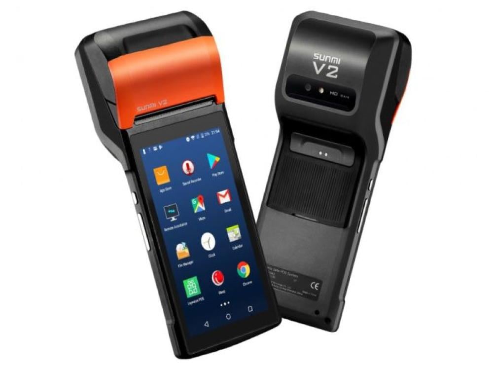 SUNMI V2s PLUS EN – جهاز نقاط بيع متكامل وقوي | الصندوق الآمن