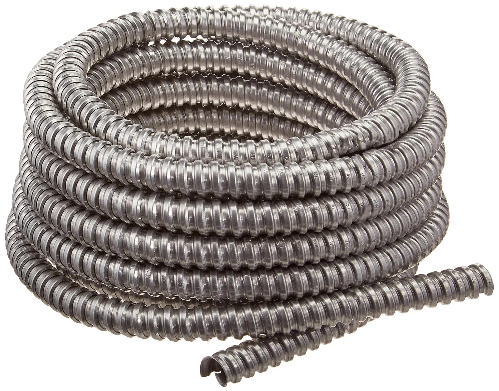 جرجور فولاذي مرن GFC-40 – 15 متر | 15m Steel Flexible Conduit لحماية الكابلات