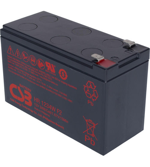 بطارية CSB HR1234WF2، 12 فولت، 9 أمبير ساعة