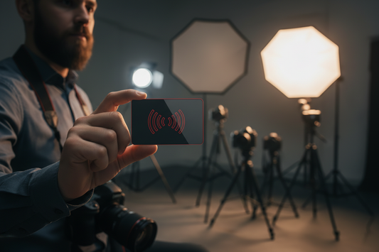 بطاقة NFC للمصورين والمصممين