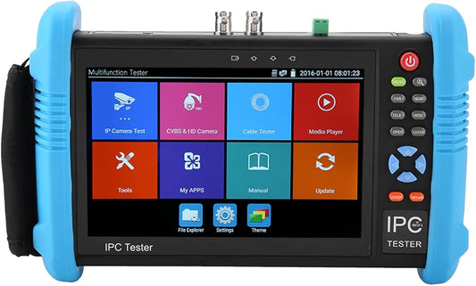 جهاز اختبار IP واي فاي مع شاشة 7 بوصات