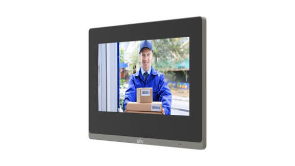 OEI‑372S‑H‑W Indoor Station من Uniview | شاشة لمس HD 7 بوصة ‎(1024×600) + واي فاي + PoE