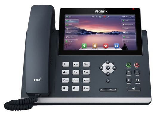 Yealink SIP-T48U IP phone 7" 800 x 480-pixel color touch screen with backlight