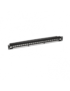 Opterna 19 inch modular 2U 48 port UTP Patch Panel unloaded - SCSPPU48UTP