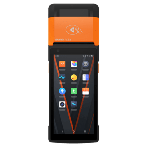 جهاز نقاط البيع المحمول SUNMI V2s – طابعة ملصقات مدمجة ويدعم 4G