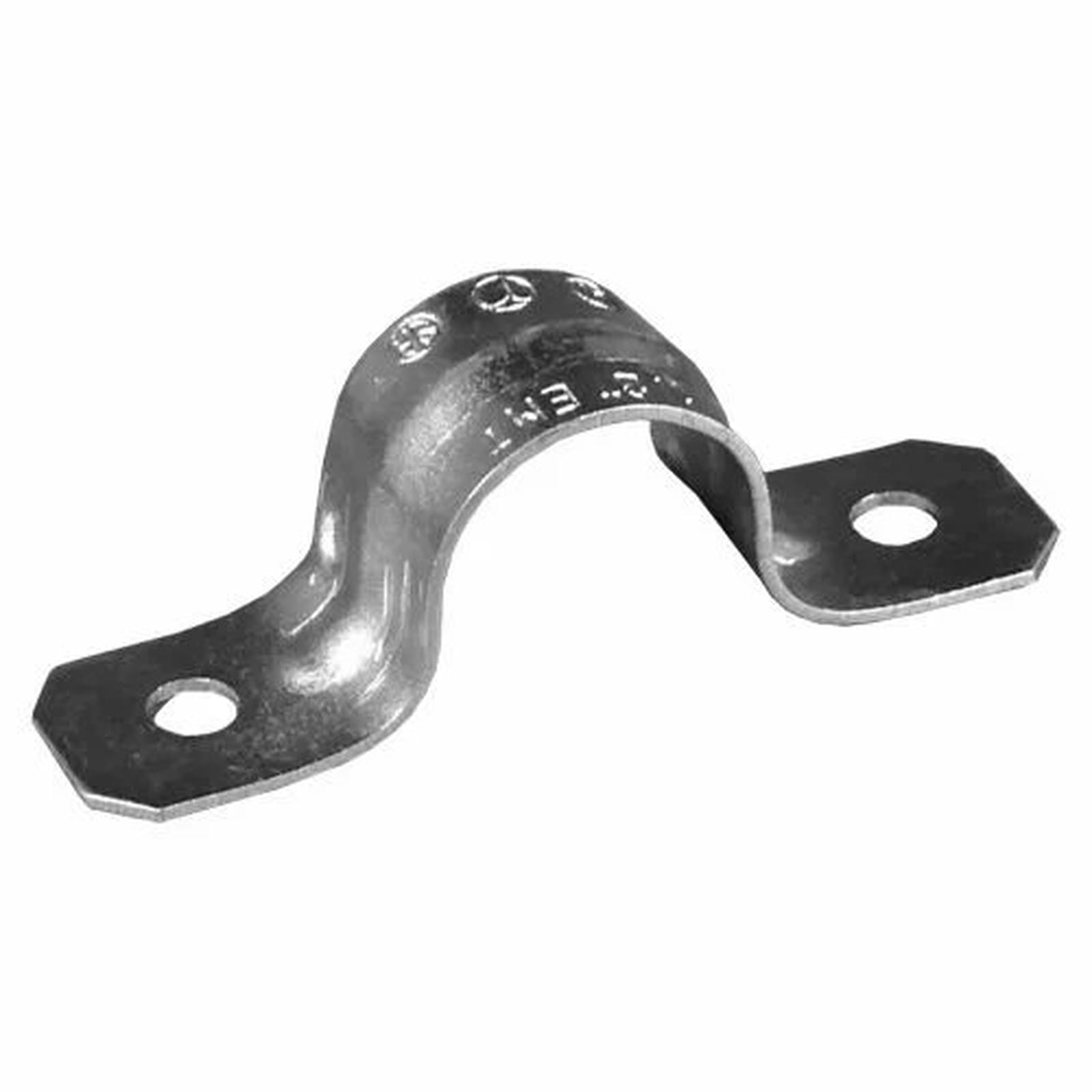 قفيز EMT بفتحتين مع علامة UL TSP-075 – ¾" | 0.75" EMT Two Hole Strap TSP-075 UL Mark